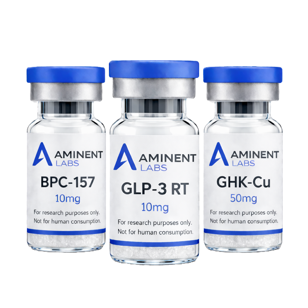 AMINENT LABS research peptide vials