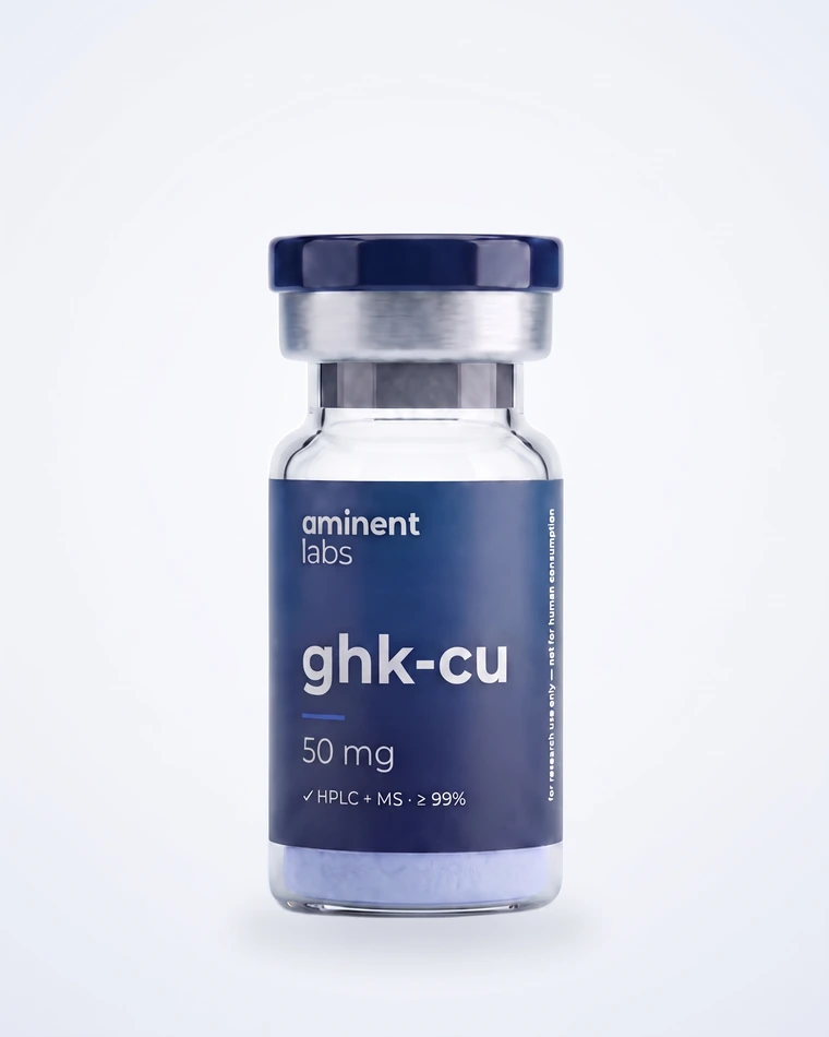 GHK-Cu research peptide vial