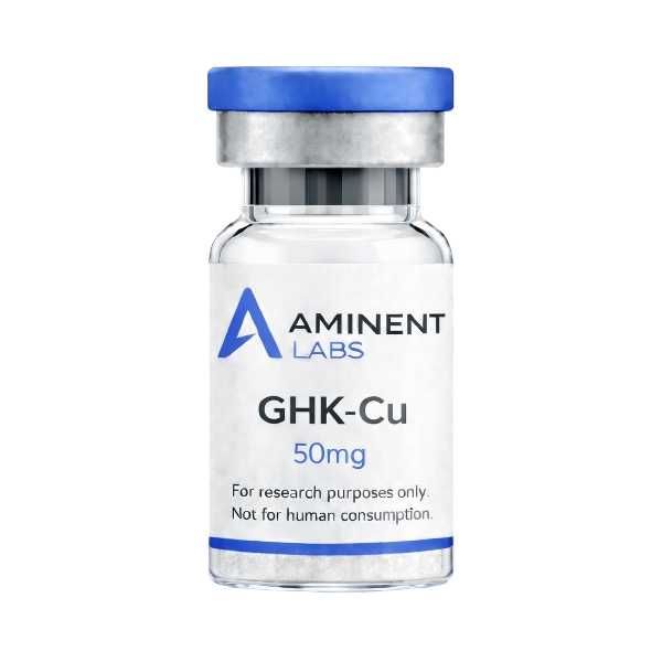 GHK-Cu Copper Peptide 50mg research peptide vial